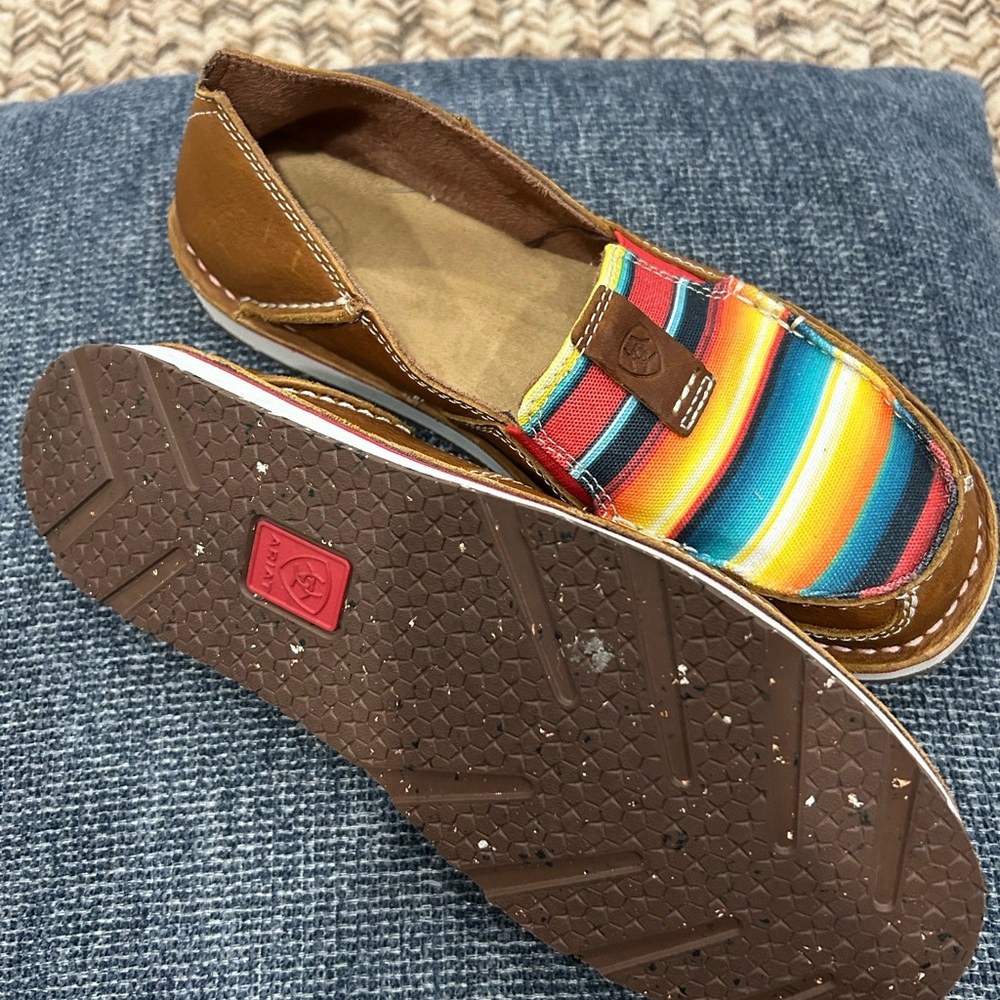 Ariat Brown and Multicolor Flats - Picture 2 of 3